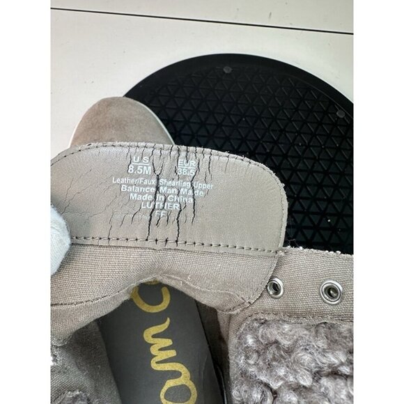 Sam Edelman Women’s Size 8.5M Luther Faux Shearling Boot Taupe - Picture 10 of 10